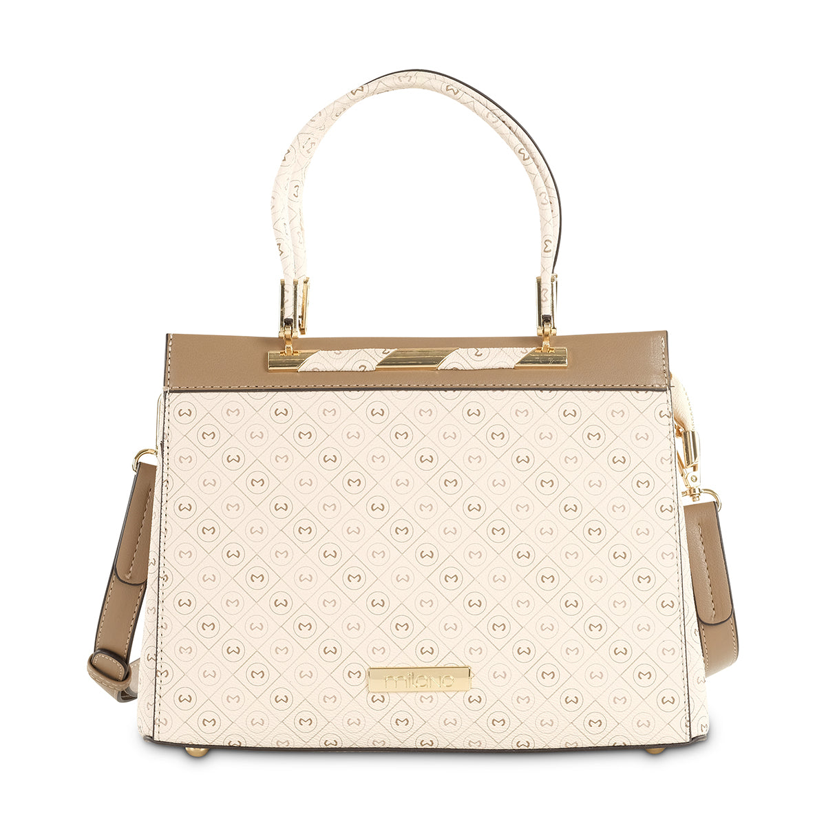 PHILOMENA UPD Shopper/Tote- BEIGE
