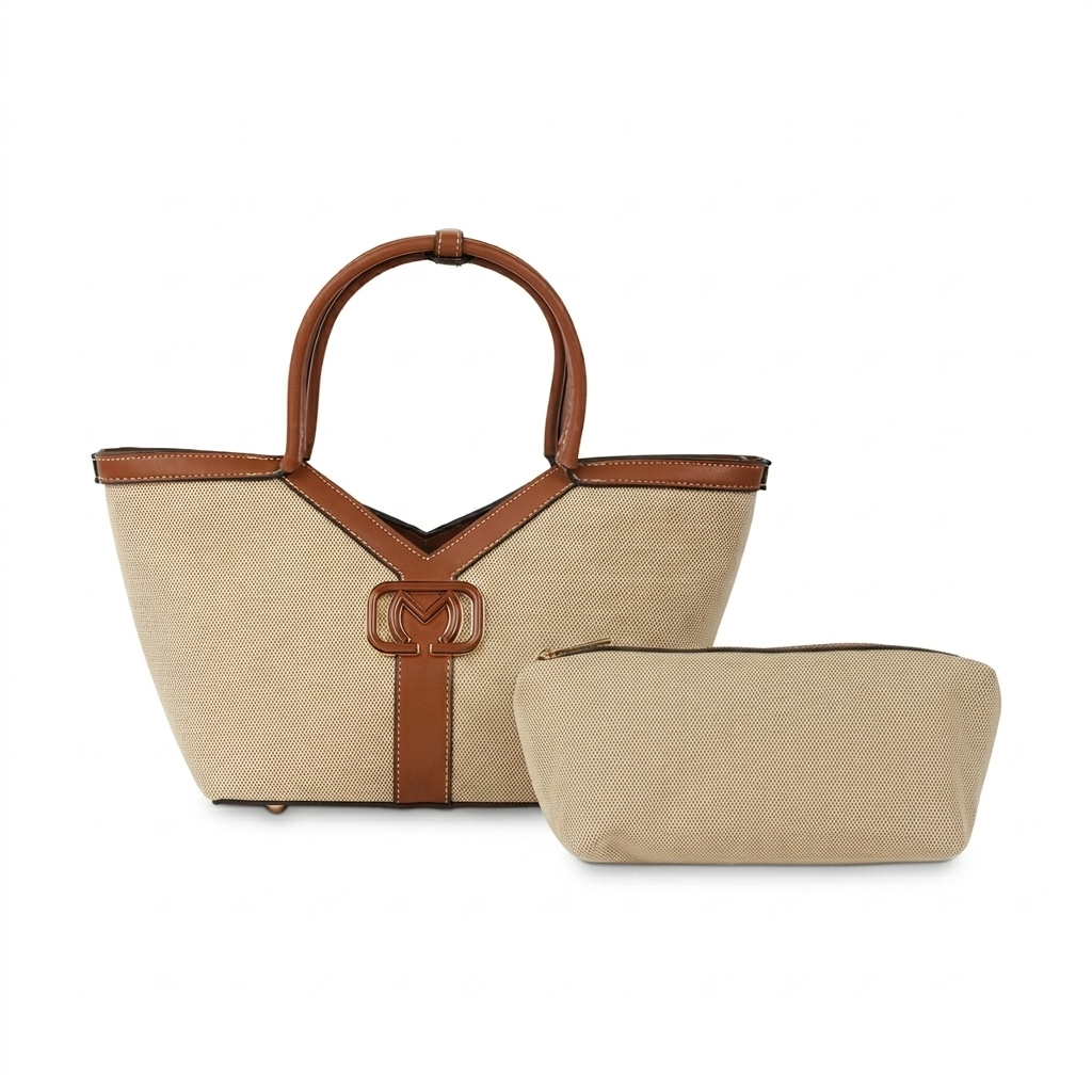 FARIHA TOTE- Beige