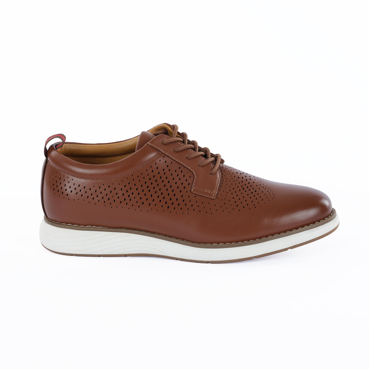 BERNARDI MENS LACEUP CASUAL SHOES-TAN