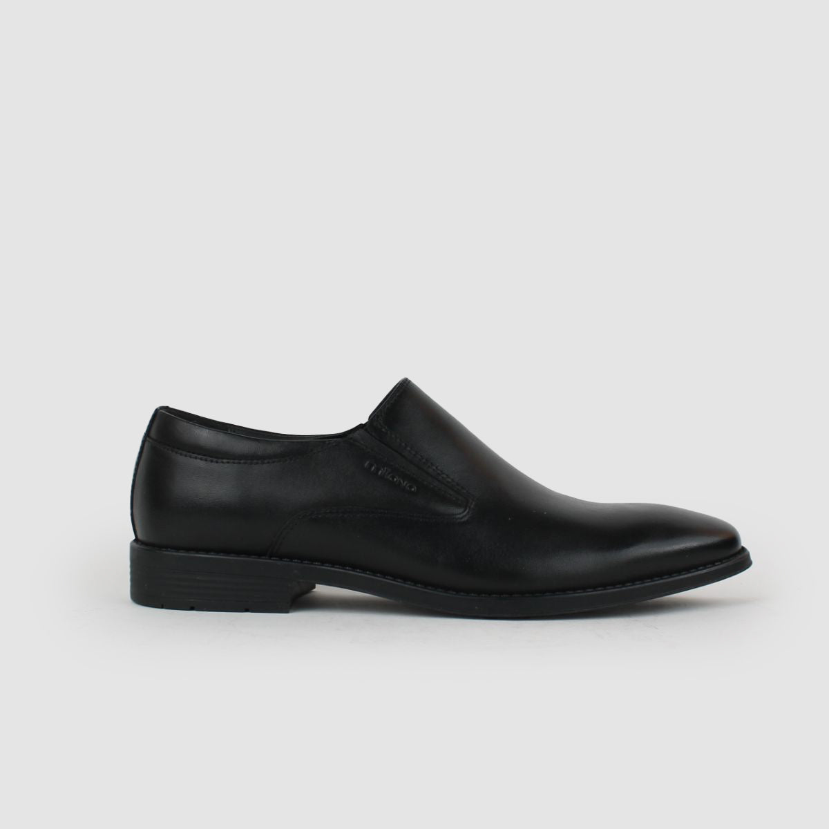 ORI MENS SLIPON LEATHER FORMAL SHOES-BLACK