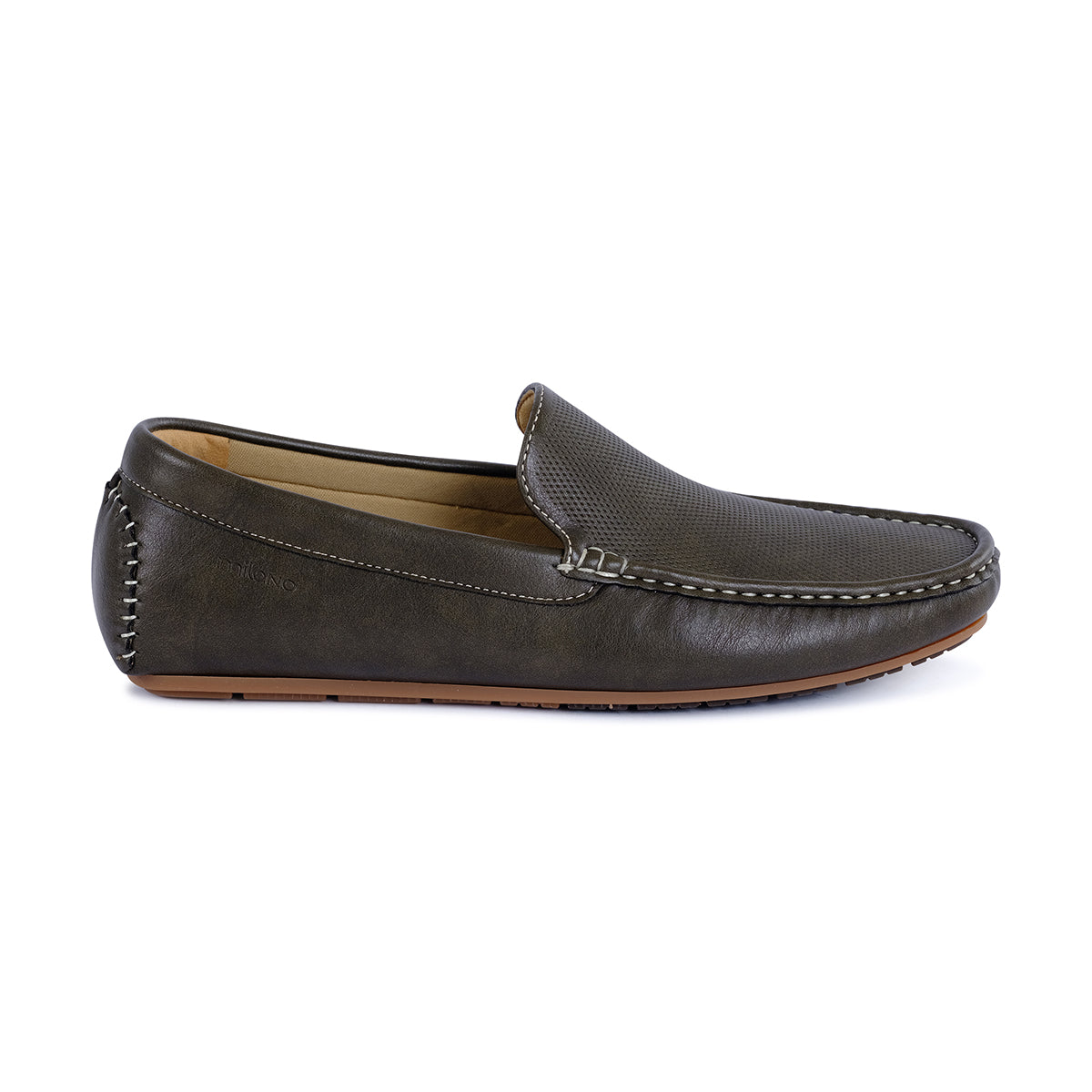 SHERMAN MENS MOCCASINS-KHAKI