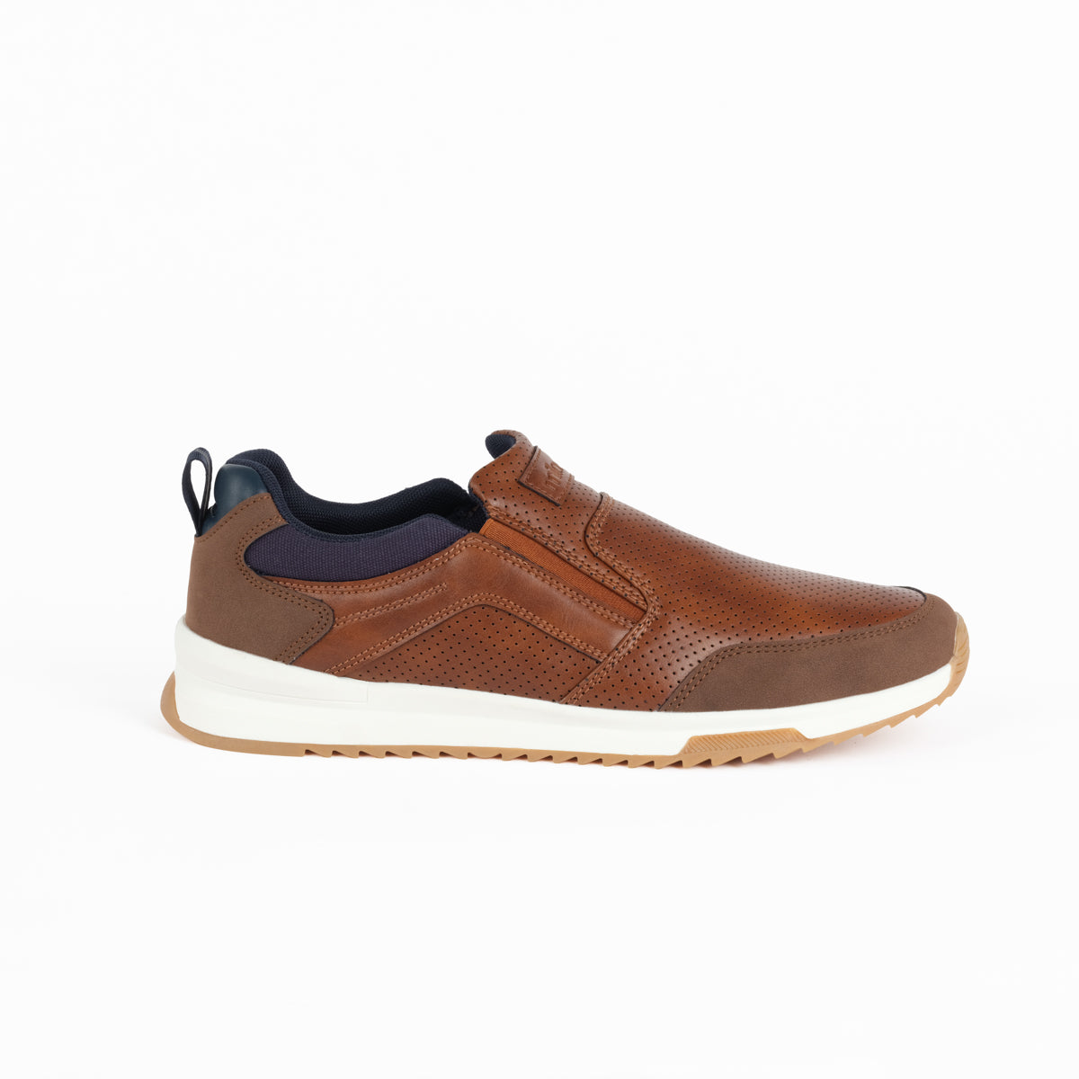DEUCE MENS SLIPON SNEAKERS-TAN