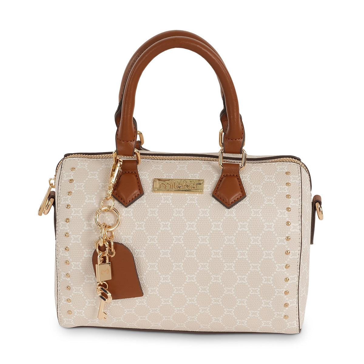 AYANA BARREL BAG- Ivory