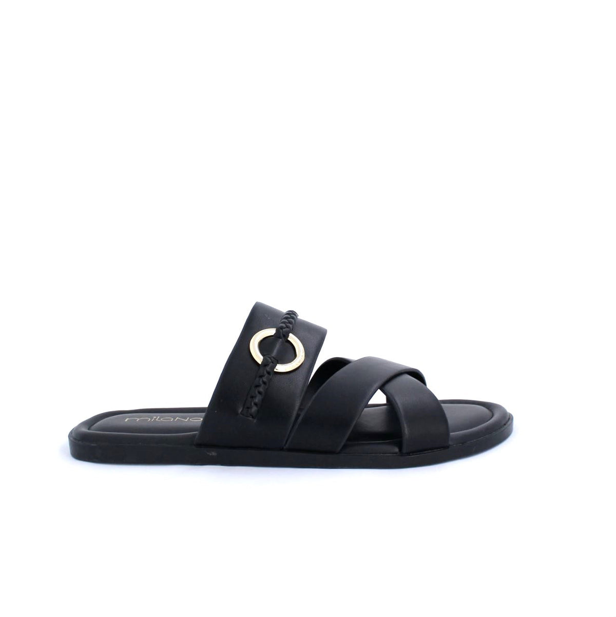 PERUGIA MENS SANDALS-BLACK