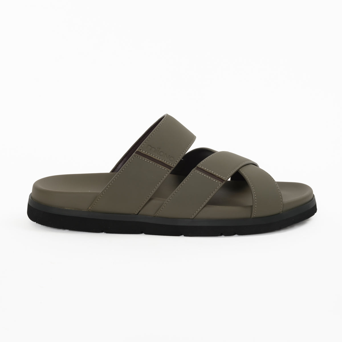 JONATHAN MENS LEATHER SANDALS-KHAKI