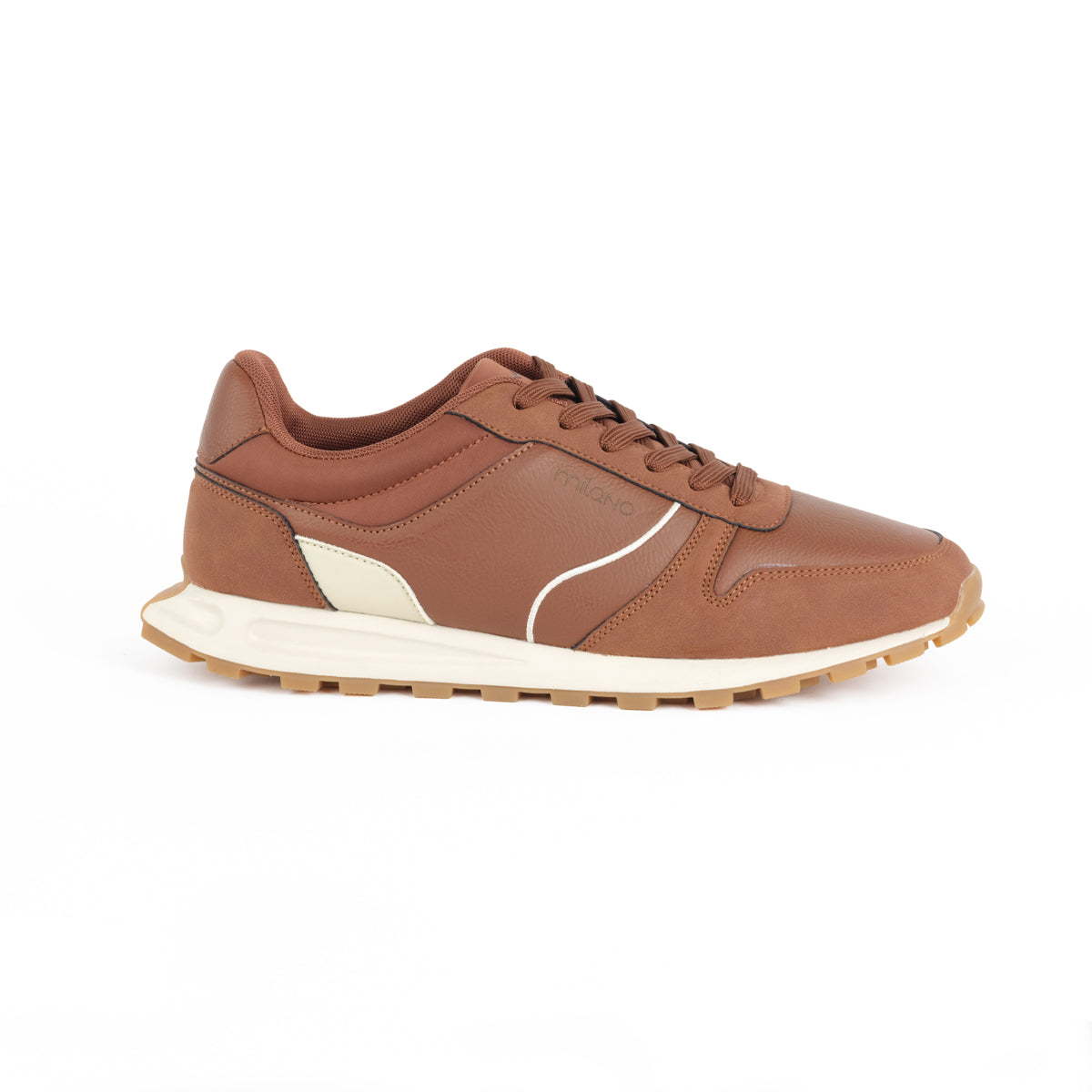 BOBBY MENS LACEUP SNEAKERS-BROWN