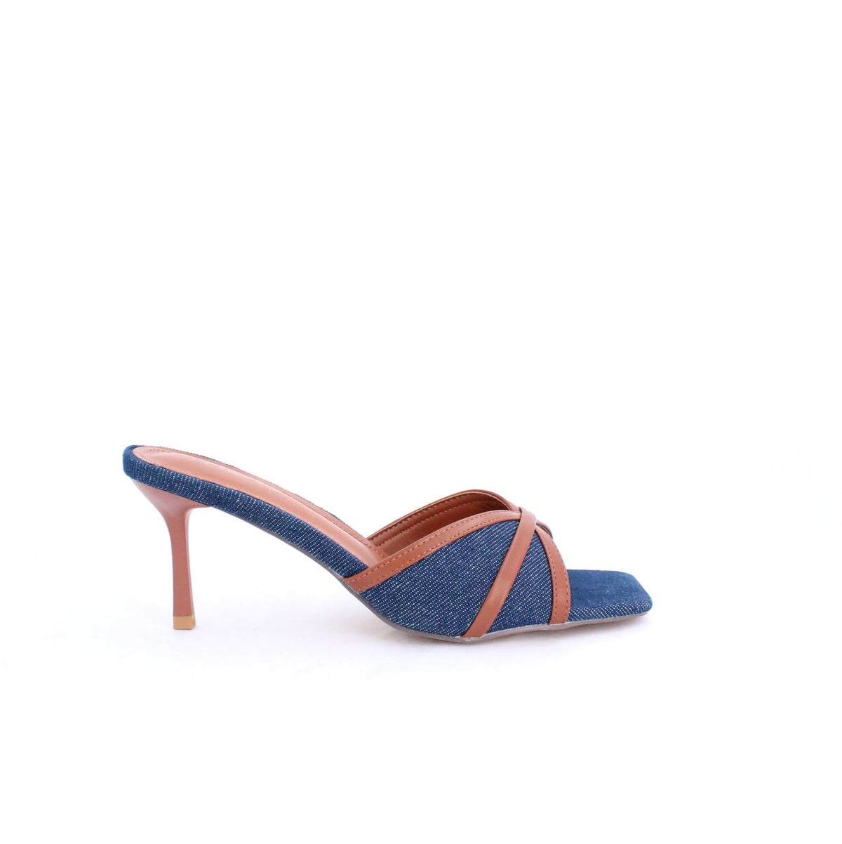 PETRA-SLIDES-HEEL-BLUE DENIM