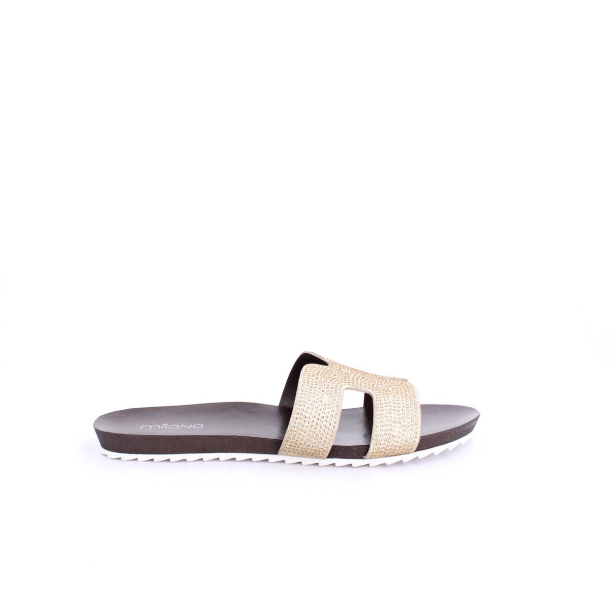 MADDIE SLIDE FLAT - GOLD