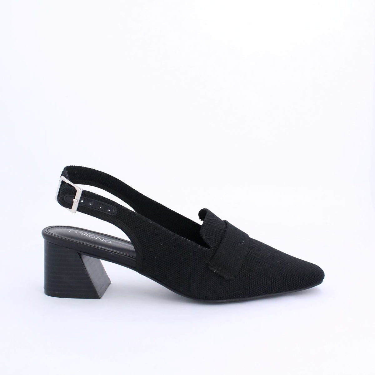 SAURA SLINGBACK  HEEL - BLACK