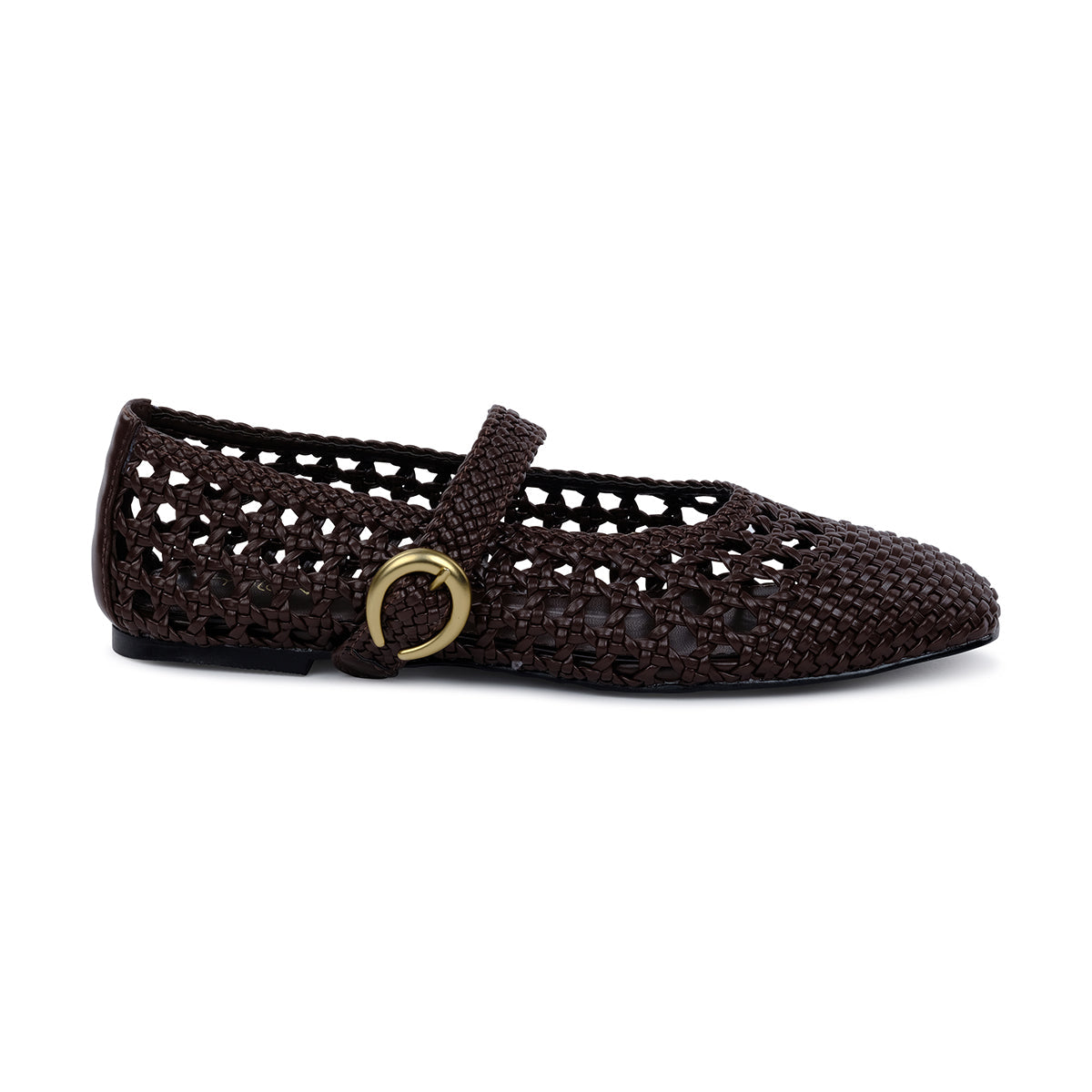 VIVIEN   BALLERINA FLATS-BROWN