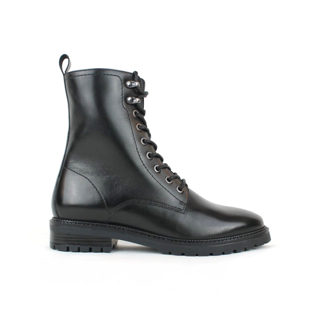 GINEVRA-LEATHER-BIKER BOOT-BLACK